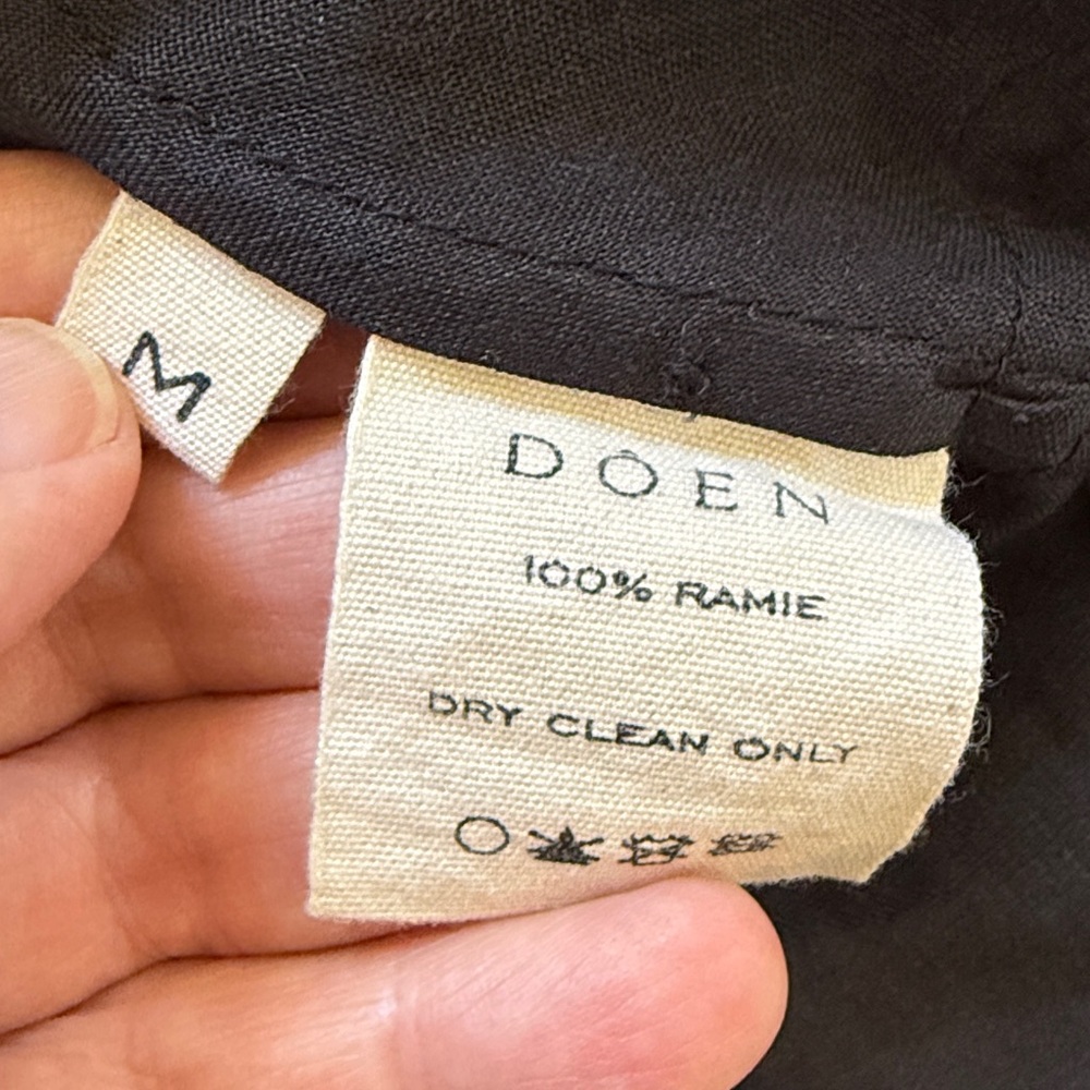 Doen Albertine Top, sz M, Black (pls read). - Picture 11 of 16